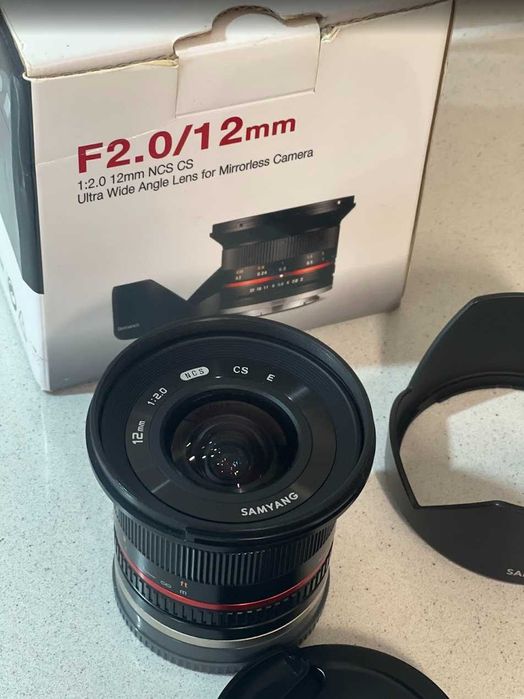 Samyang 12mm f/2 NCS CS - Sony E-Mount (+ BARATA OLX)