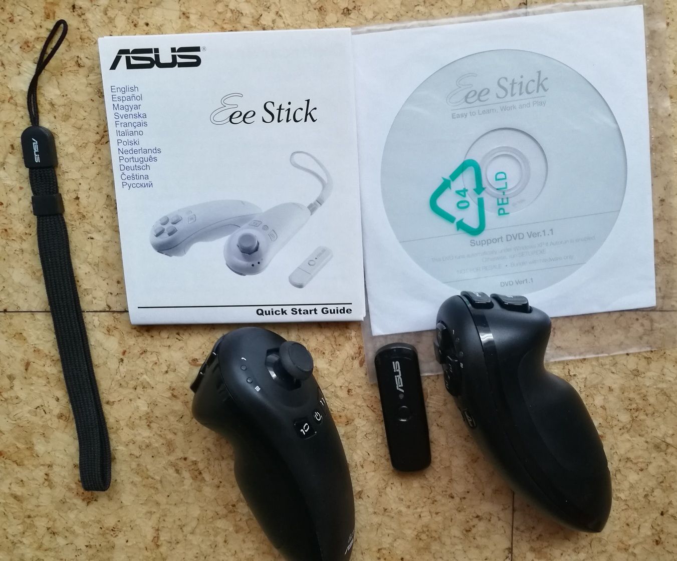 Asus Eee Stick 2 comandos para jogos ou apontador sem fios