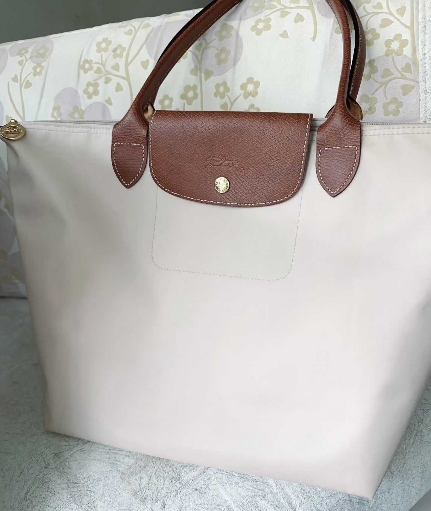 LongChamp Torba torebowa LE PLIAGE ORIGINAL L, Biały papierowy