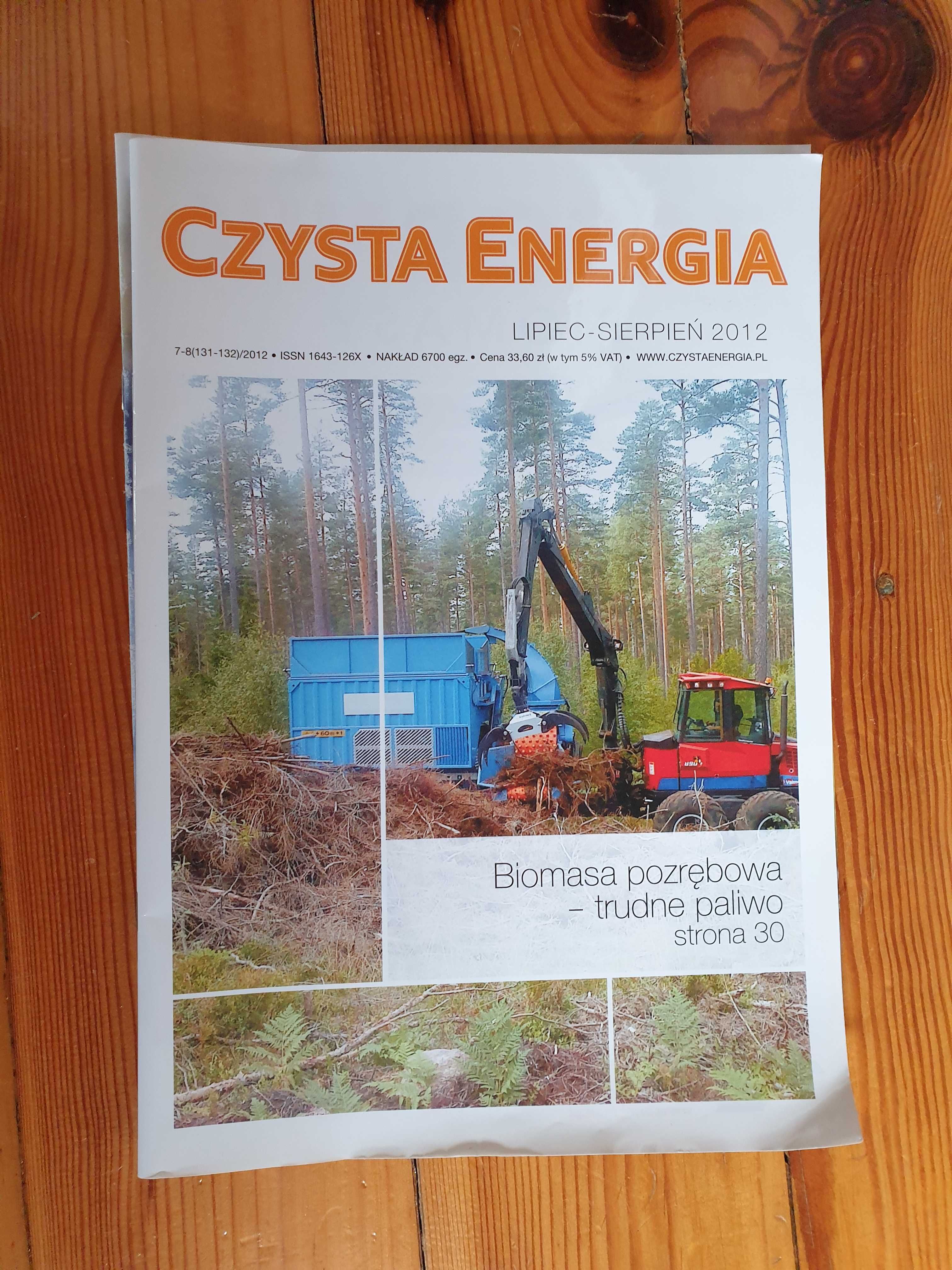 miesięcznik pismo "Czysta Energia" lipiec-sierpień 2012 ISSN 1643
