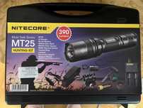 Набір для нічного полювання, ліхтар Nitecore MT25, з кейсом,+кріплення