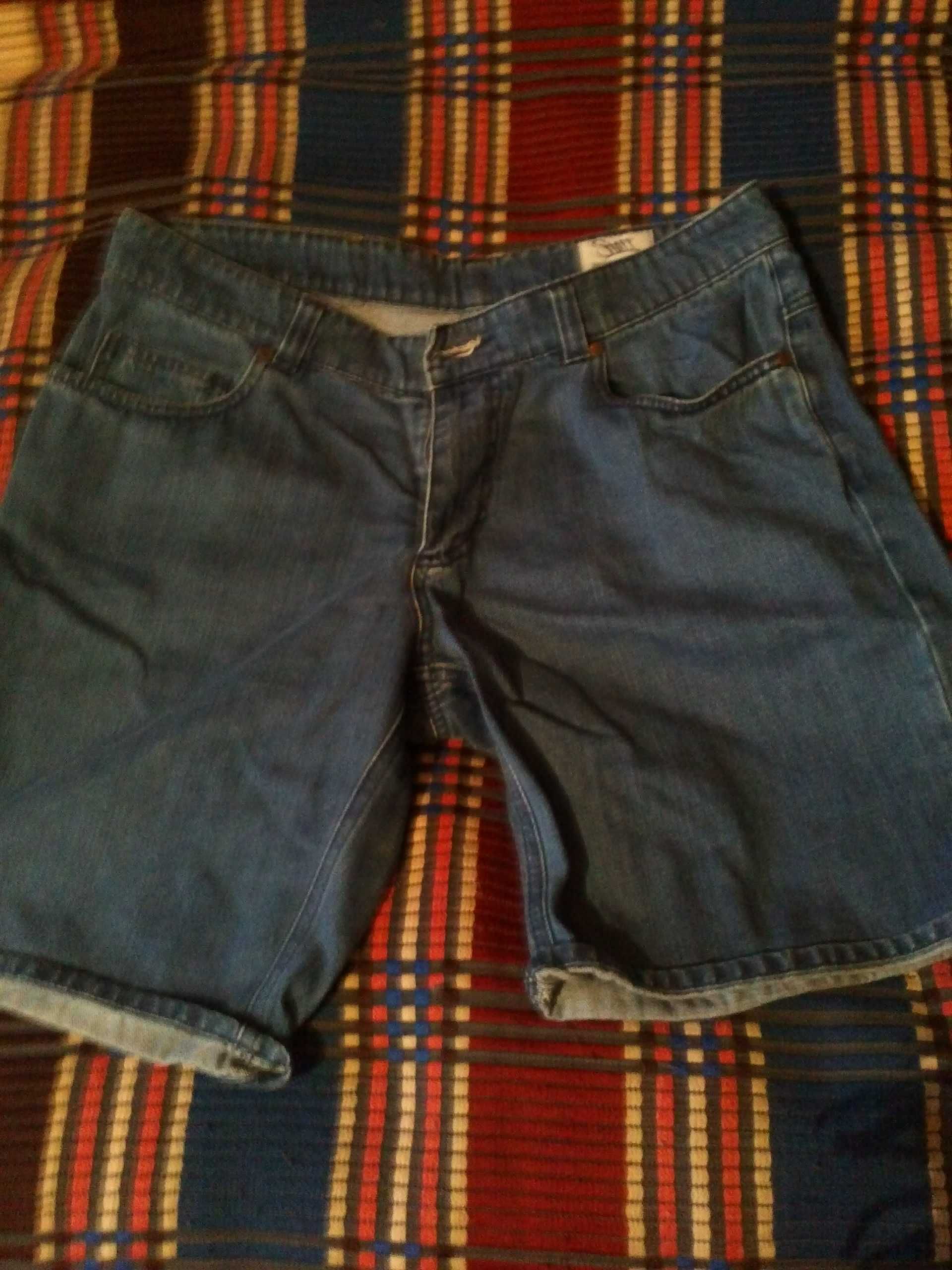 мужские летние брюки бренд Le Frog,шорты джинсовые   бренда STAFF