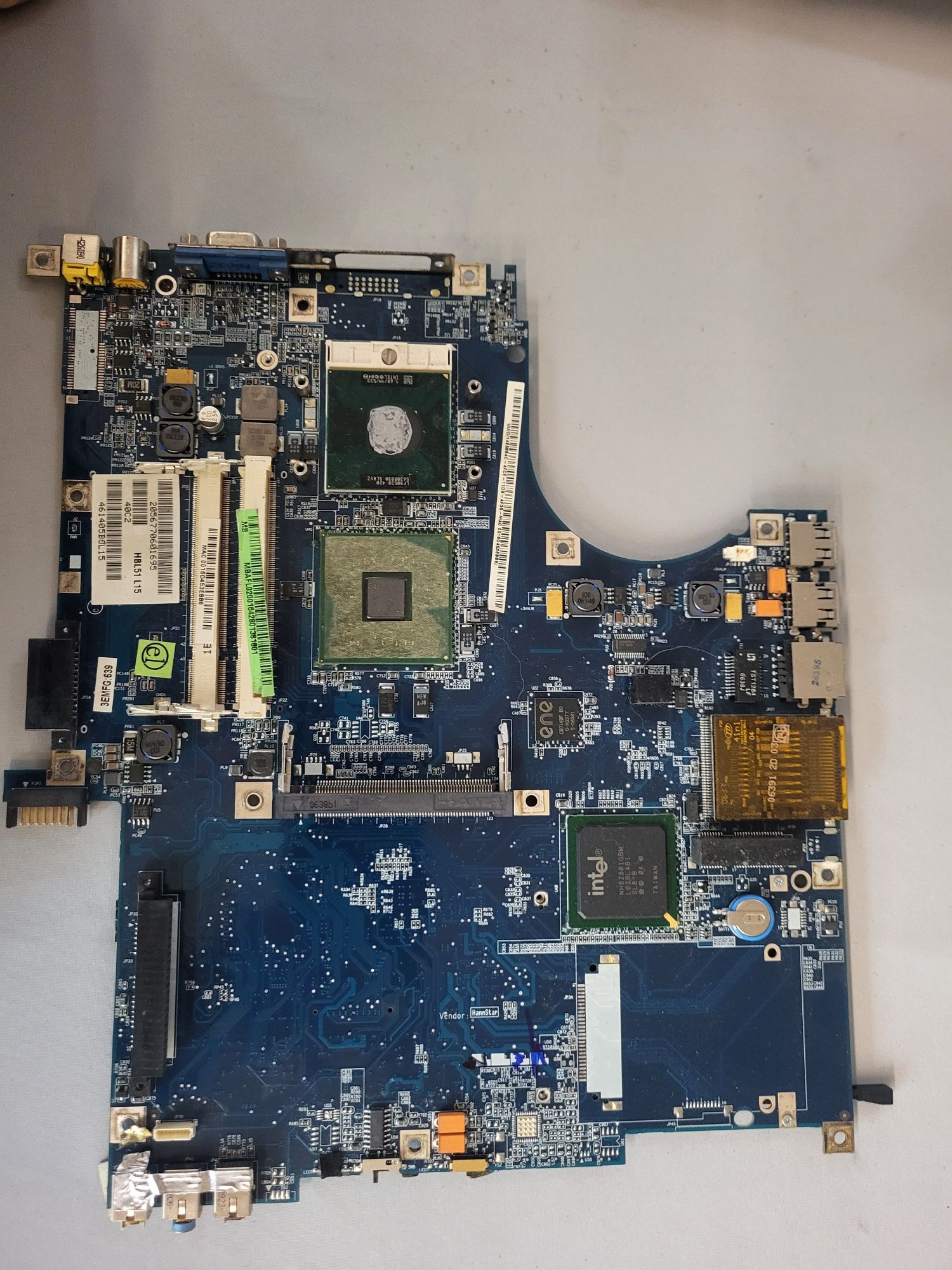 Sprzedam Płyte główną +Procesor do laptopa Acer 2490 BL50