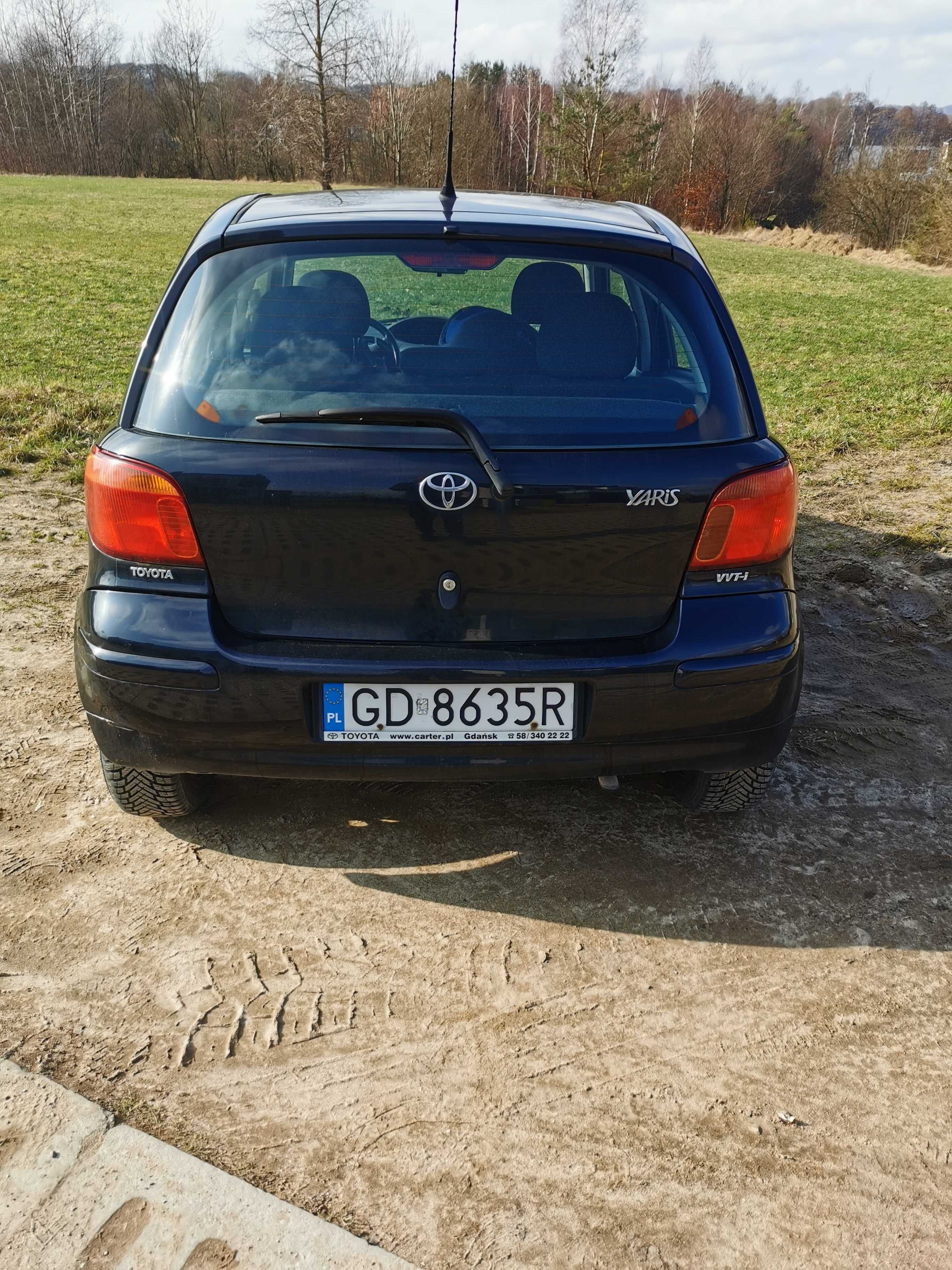 Toyota Yaris ( I generacji) 2005 r. czarna