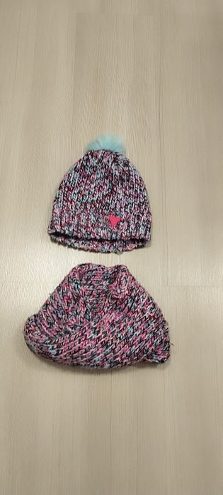 Zimowy komplet czapka i komin