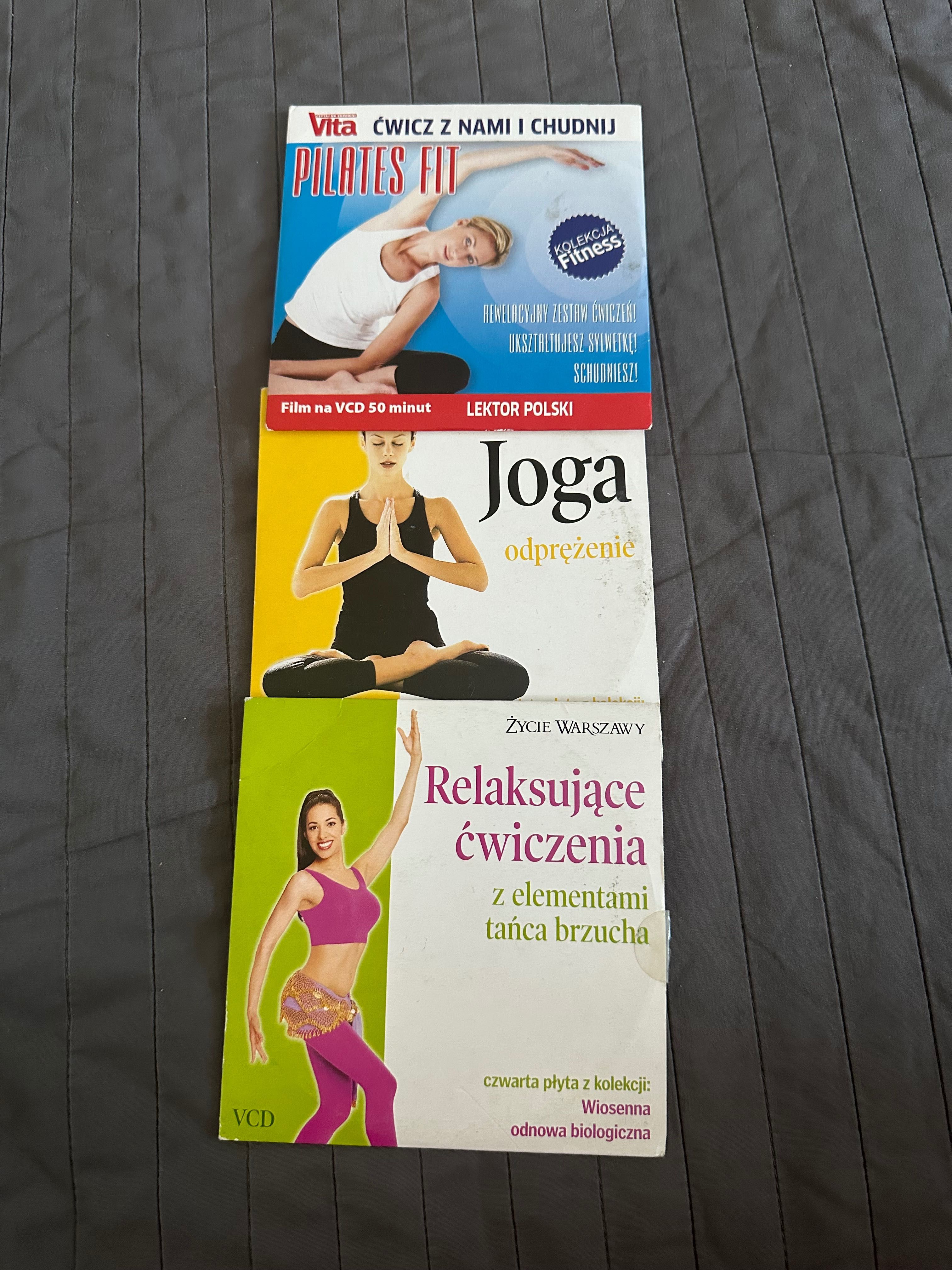Płyty DVD z ćwiczeniami joga pilates ćwiczenia relaksujące