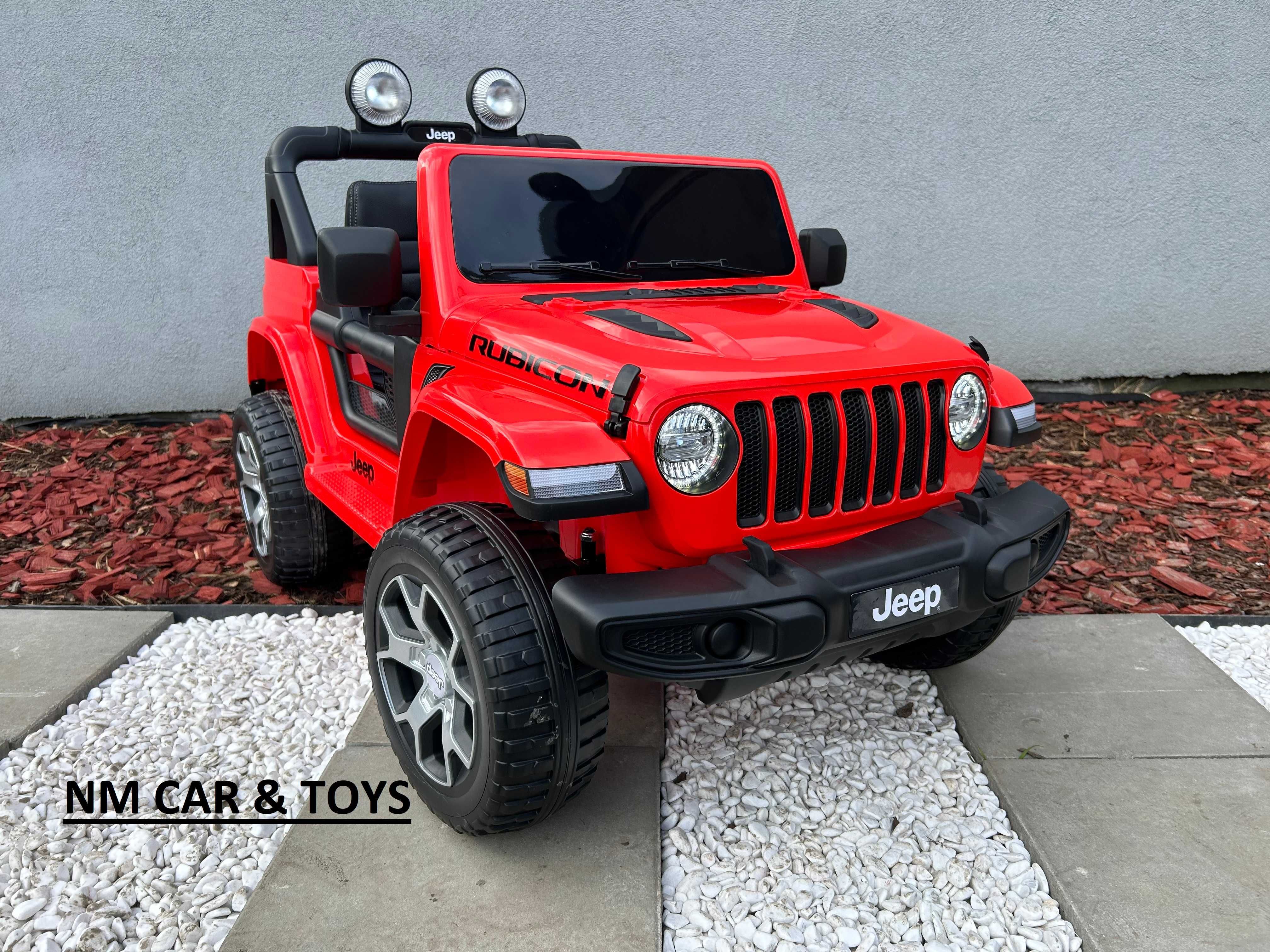 Jeep Wrangler Rubicon Pojazd 4x4 auto na akumulator Samochód autko