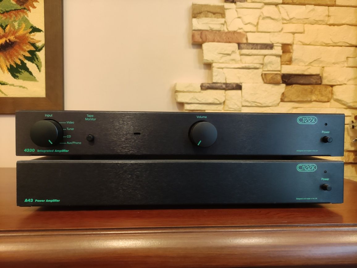 Creek 4330 + A 43 zestaw stereo