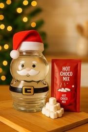 Zestaw do robienia gorącej czekolady mikołaj