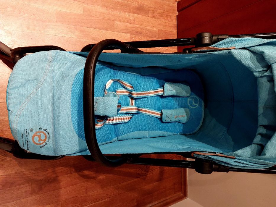Wózek spacerowy cybex eezy s+2 niebieski beach blue