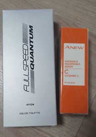 Avon Zestaw 2w1 FullSpeed Quantum 75ml+Anew Serum do twarzy z 10%wit.C