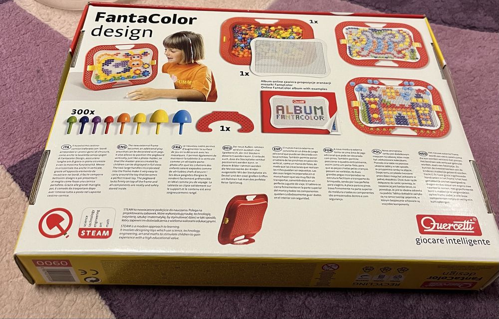 Fanta Color układanka edukacyjna dla dzieci 3-6 lat.