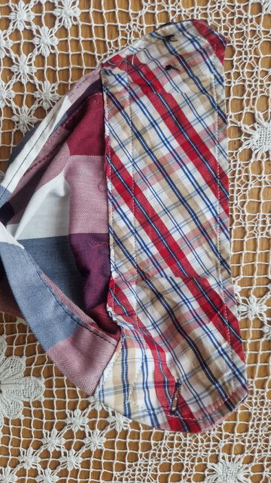 Koszula męska Bolf w kratkę z długimi rękawami