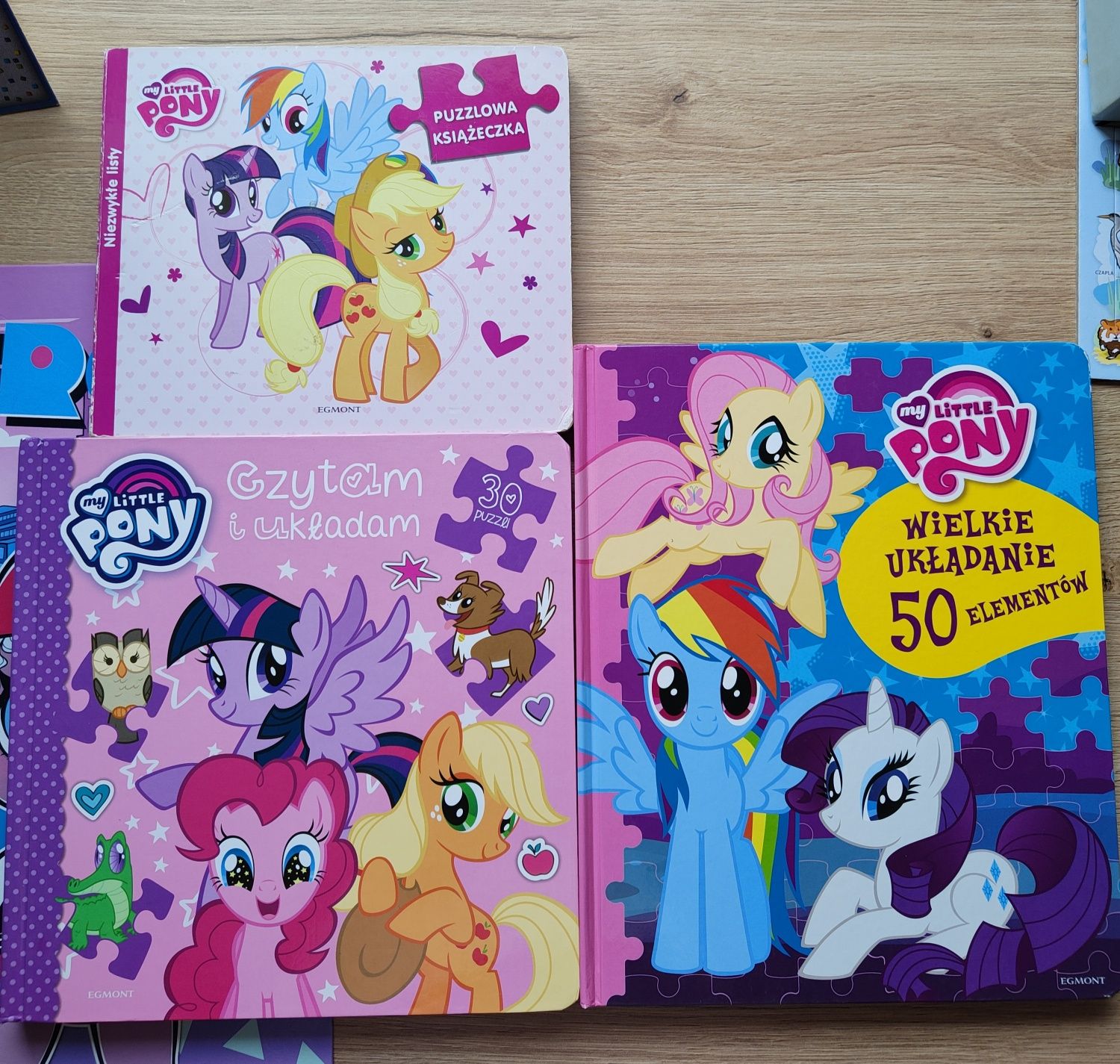 Książki puzzle My little pony