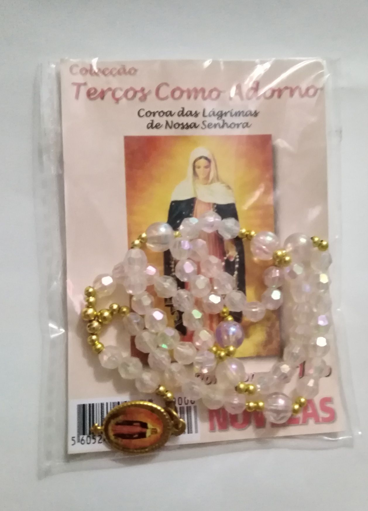 Conjunto 5 terços Colecção 'Terços como adorno' (Revista Telenovelas)