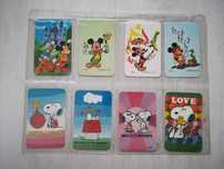 Calendários dos anos 80 - Disney e Snoopy