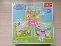 Puzzle Trefl Świnka Peppa. Puzzle są nowe.