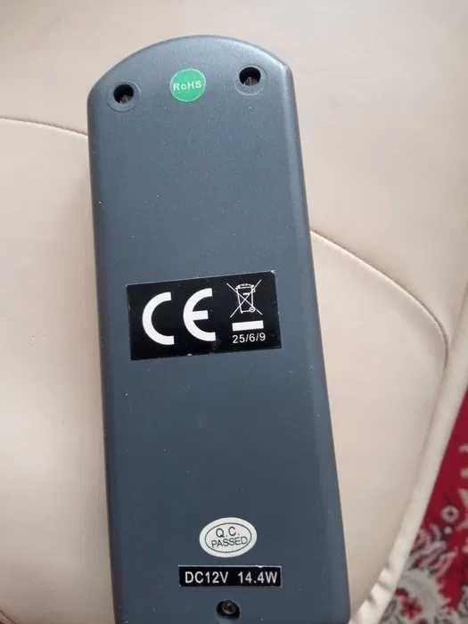 Fotel rehabilitacyjny z podnóżkiem, masaż,grzanie+pilot, skóra-drewno