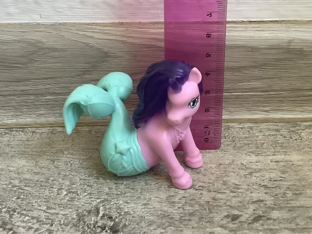 Zestaw dwie figurki zabawki koniki kucyki syrenki jednorożce pony