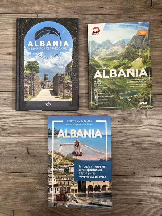 Albania przewodnik i reportaże zestaw 3 książek