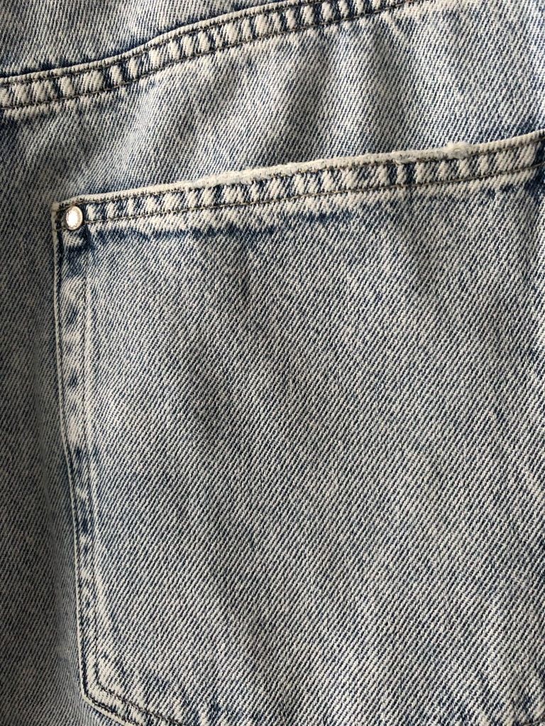 Spodnie damskie jeansowe H&M XL/42 typ Lose Straight high waist &DENIM