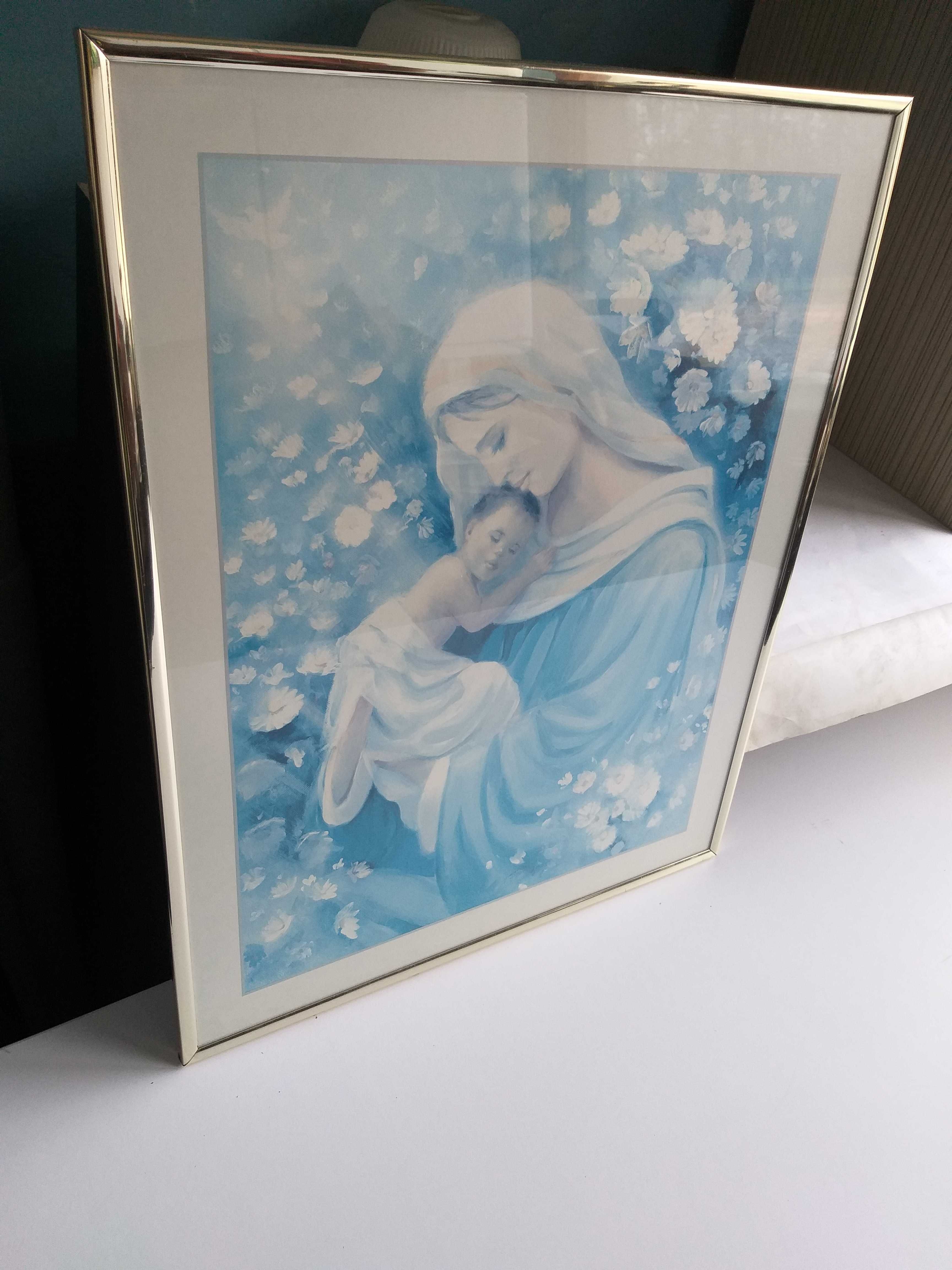Obraz religijny Matka Boska z Dzieciątkiem 50 x 40