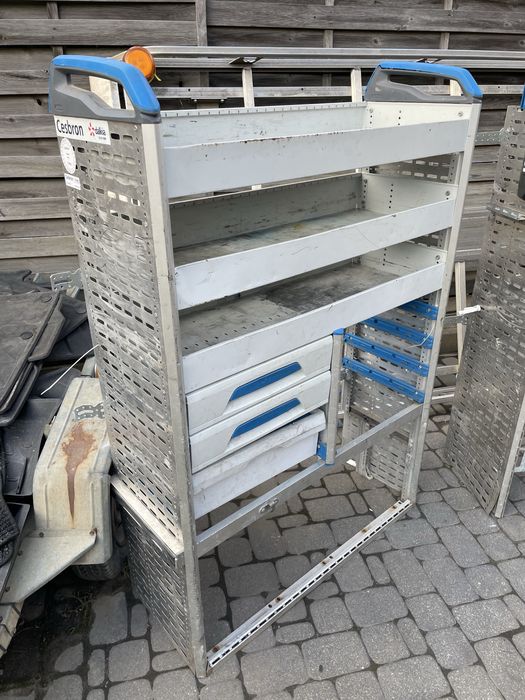 Szafki Sortimo zabudowa serwisowa regały do busa warsztat