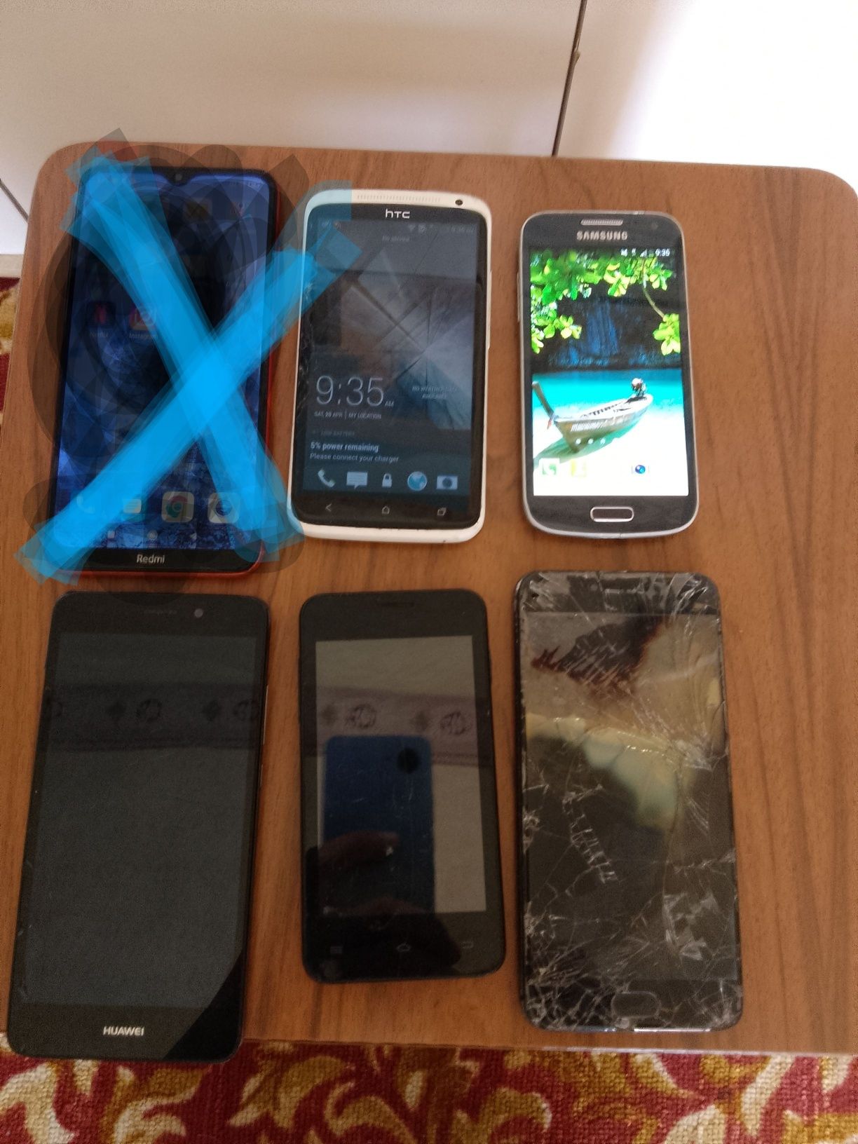 Продам. SamsungS4 mini,HTC one x, Huawei GT3, fly403 ,meiz6pr