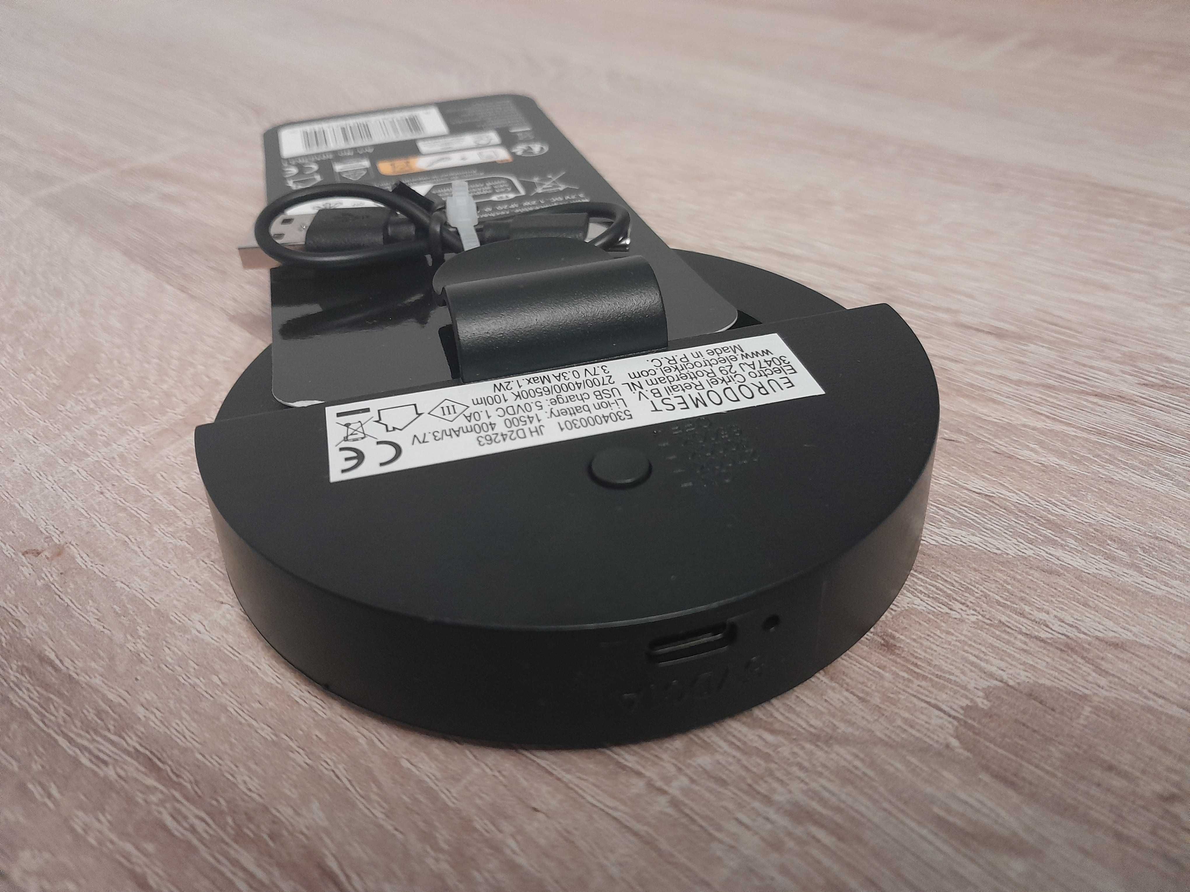Nowa lampa, pierścień do selfie z klipsem, kabel USB, czarny, 400mAh