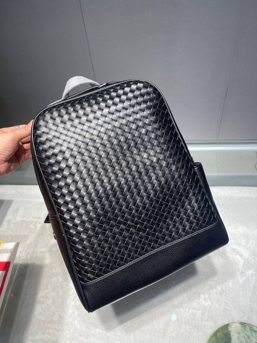 Портфель Bottega Veneta мужской кожаный рюкзак ранец плетеный