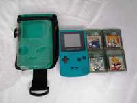 GameBoy Color CGB-001 da Nintendo + 3 jogos + Saco