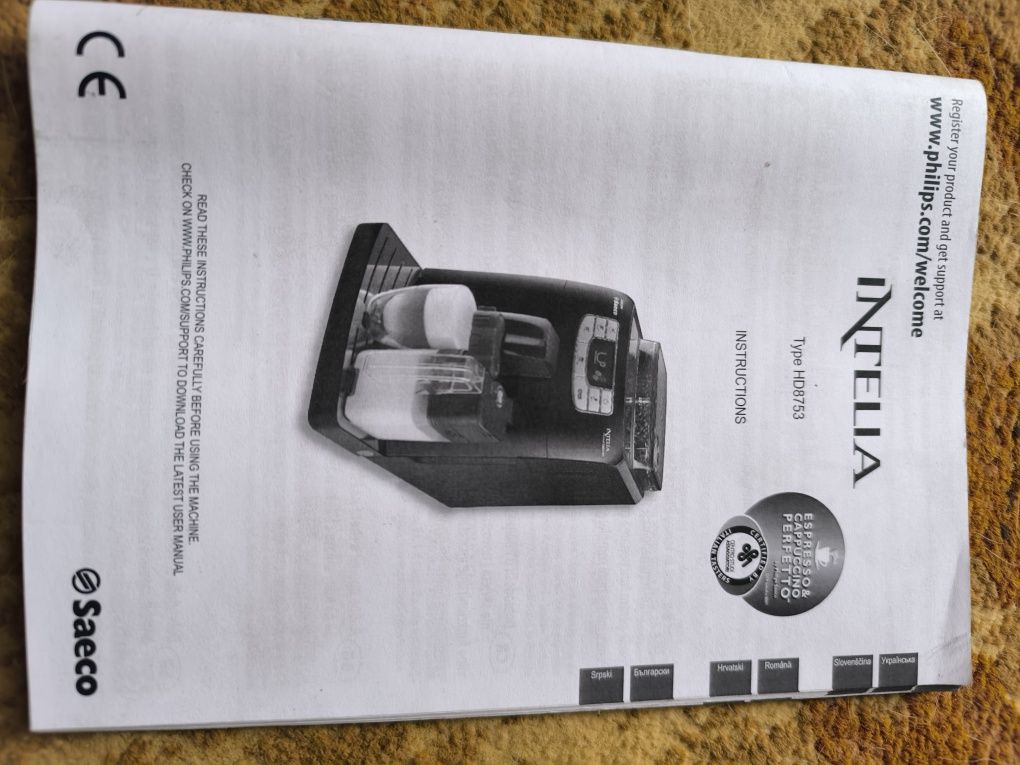 EKSPRES CISNIENIOWY Philips Saeco Intelia  Intela