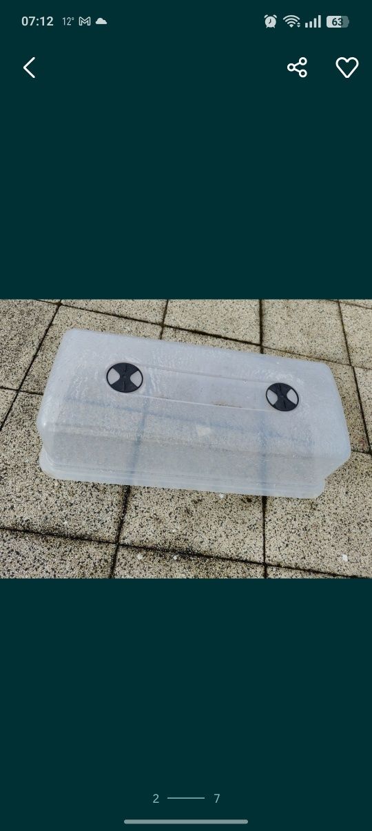 Donice szklarnie z przykrywą 4szt
