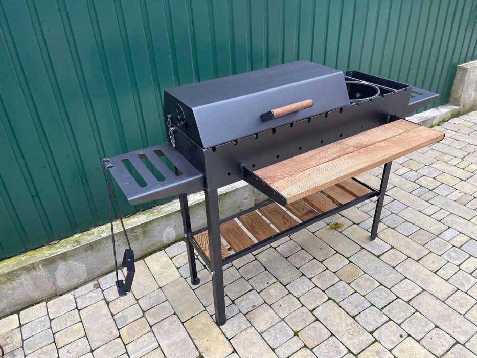 Мангал для казана, гриля, барбекю, шампурів на колесах