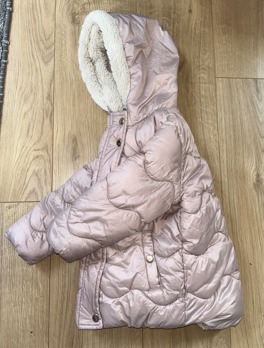 Bardzo ciepła zimowa kurtka dziewczęca Next