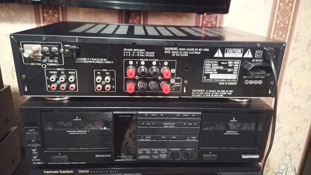 Ресівер DENON DRA-345R в чудовому стані.