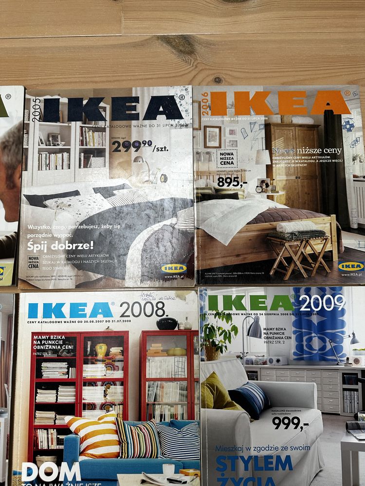 Katalogi Ikea 2004 - 2010, 2015, 2017, 2x2021