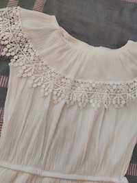 Белое платье,літня сукня, плаття, сарафан 42-44