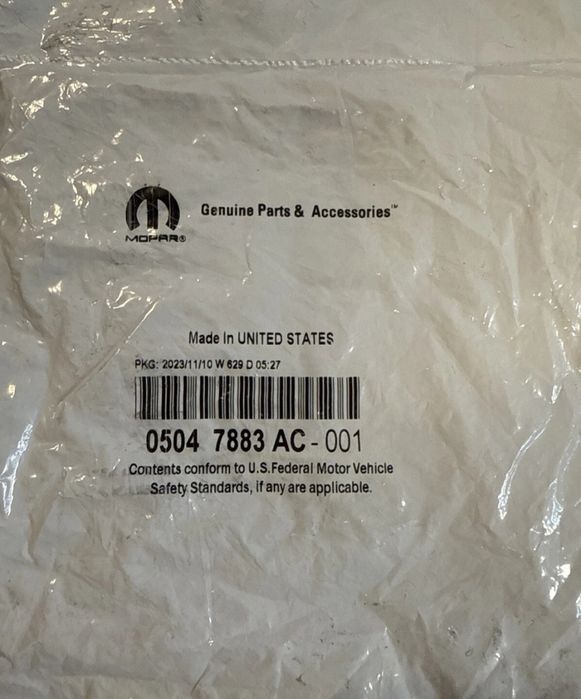 Jeep grand Cherokee WK2/WL 16-25 05047883AC гідрокомпенсатор вала прав