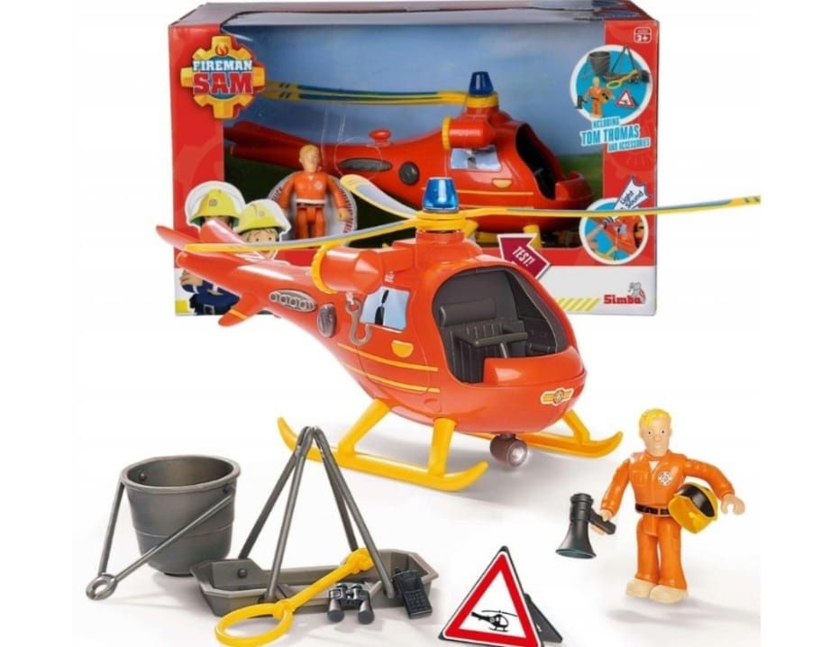 Strażak SAM zestaw helikopter ratunkowy WALLABY + figurka i akcesoria