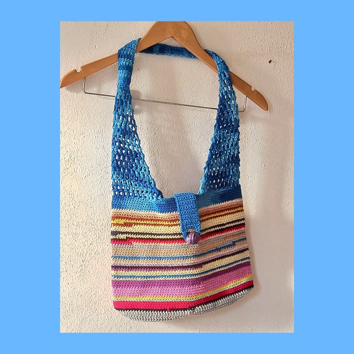 Malas de crochet feitas à mão