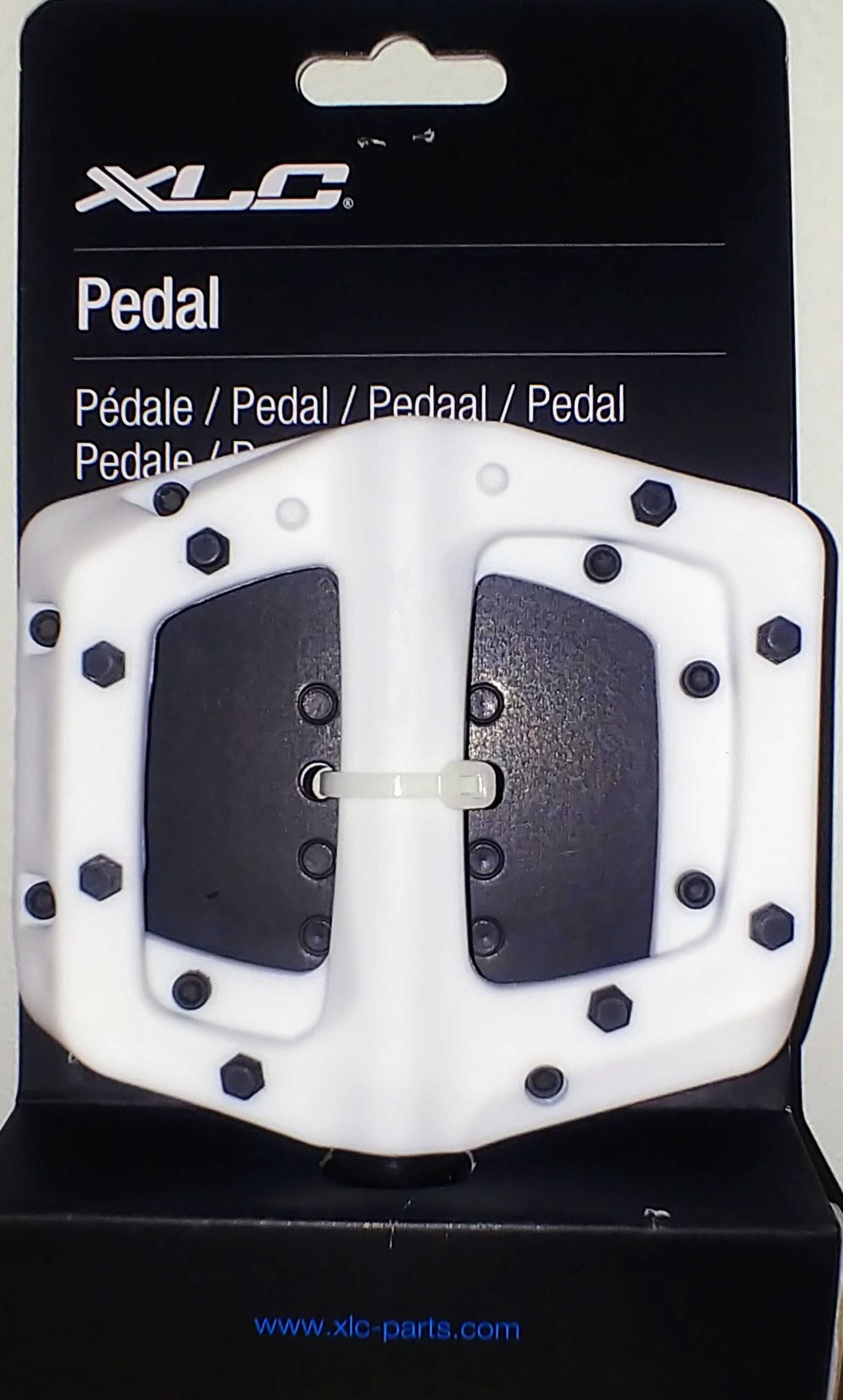 Pedały platformowe XLC (białe)