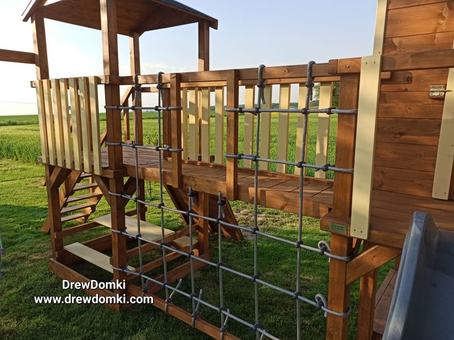 Duży i solidny plac zabaw MAŁPI GAJ model PONY L