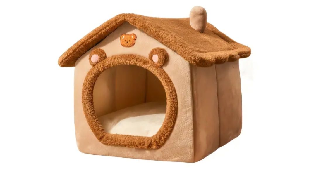 Casota castanha para cao / gato