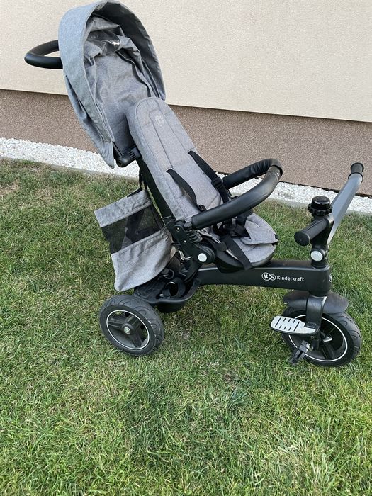 Kinderkraft Easytwist Grey Rower Trójkołowy