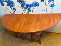 Rezerwacja blat pół-owal 160x60 MDF Calvados 18 mm staranne zaoblenie