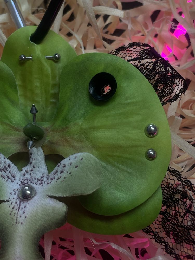 Brelok orchidea, dostępne także inne kolory- zapraszam na mój profil
