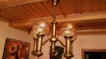 Lampa pokojowa miedziana
