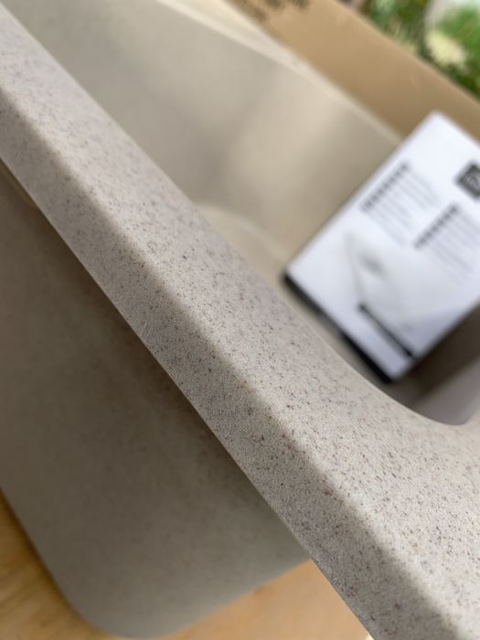 Nowy zlewozmywak granitowy dwukomorowy