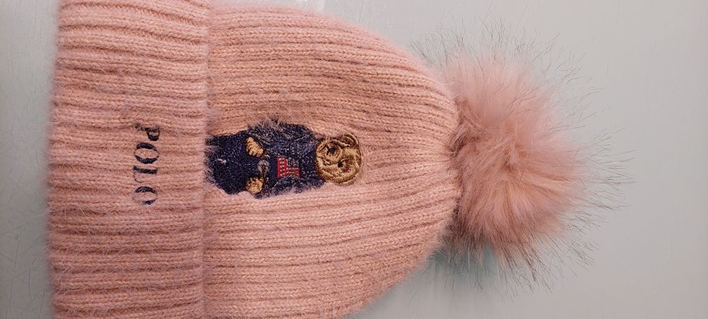 Czapka damska z misiem